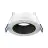 Noxion Spot LED Ares Profond ring Blanc - avec Inner Cercle  Noir | Diamètre 68mm - incl. GU10 Fitting