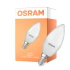 Osram Classic LED E14 Bougie Dépolie 3.3W 250lm - 840 Blanc Froid | Équivalent 25W