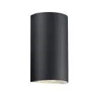 Nordlux Rold Applique Murale Métal Noir Up & Down 10.5W 350lm - 830 Blanc Chaud