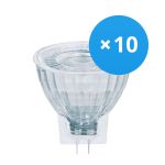 Voordeelpak 10x Ledvance Performance LED Spot Reflector GU4 MR11 4.5W 345lm 36D - 927 Zeer Warm Wit | Beste Kleurweergave - Dimbaar - Vervangt 35W