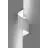 Emibig Wandlamp Spiner Staal Wit | Geschikt voor 1x G9 - Max 8W