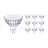 Voordeelpak 10x Philips Master Value LED Spot GU5.3 MR16 5.8W 460lm 60D - 930 Warm Wit | Beste Kleurweergave - Dimbaar - Vervangt 35W