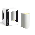 D'Lite Wandlamp Vossem Wit Up & Down | IP56 - Geschikt Voor 2x GU10 