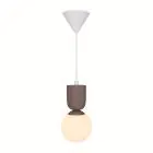 Nordlux Sadie Pendelarmatuur Composite Bruin | Geschikt voor 1x E14